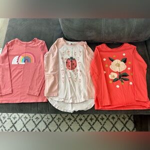 Tea Collection Long Sleeve Tees size 8 (set of 3)